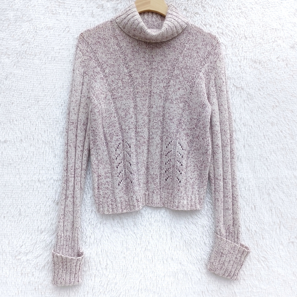 Express Woman's Size L Turtleneck Long Sleeve Swe… - image 1